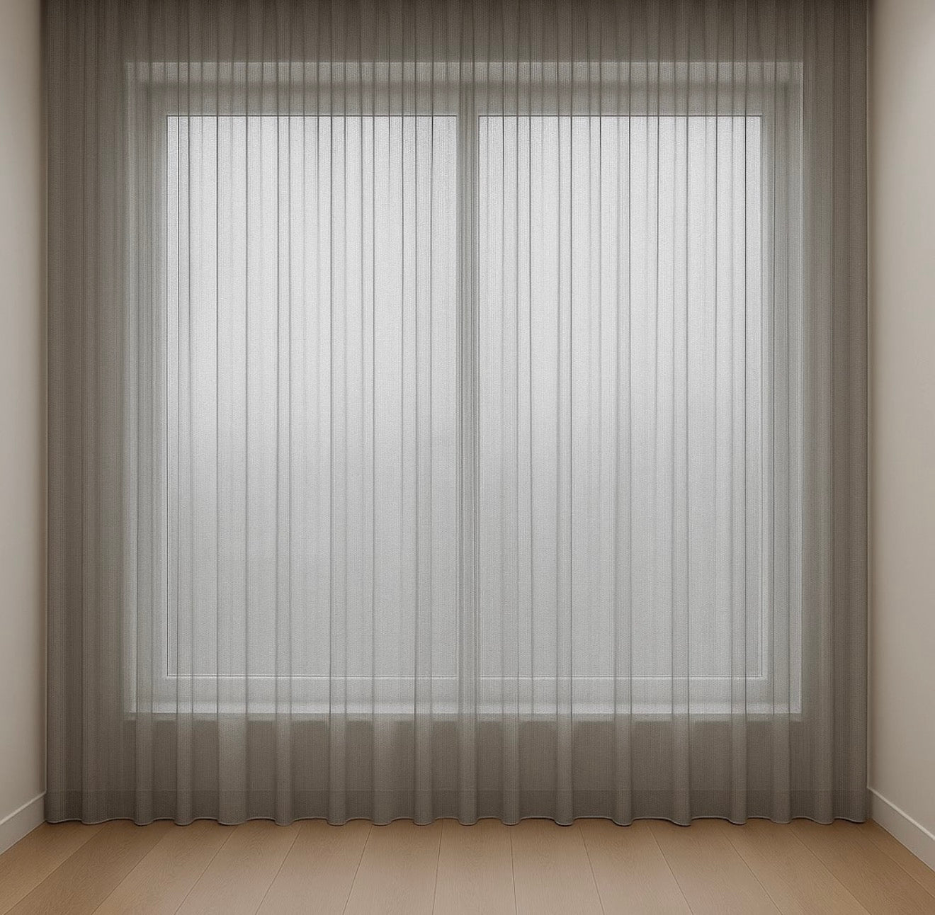 Tulle grigio in lino e viscosa – venduto a metro lineare